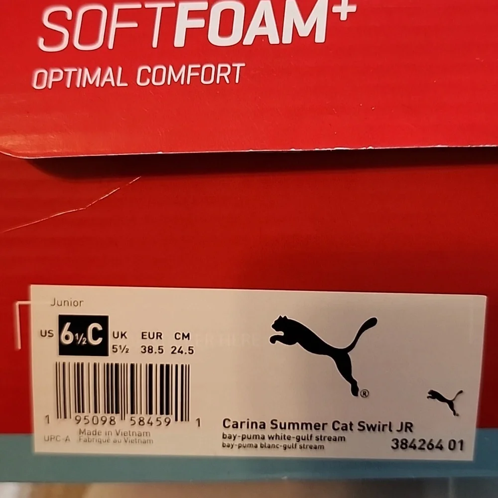 Puma carina summer cat swirl sneaker